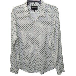 Bonobos Men's Slim Fit Shirt Starfish Print Size Large Stretch/Lightweight